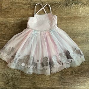 Unicorn dress sparkle glitter rainbow